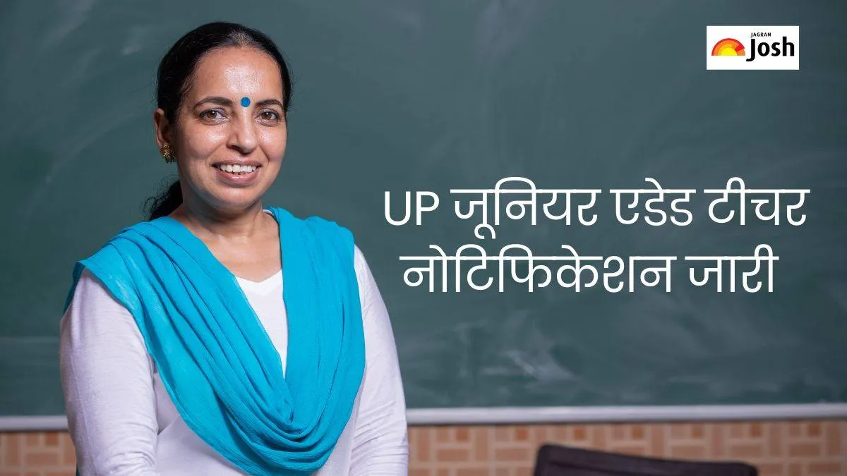 UP Junior Aided Teacher Notification 2025 pdf