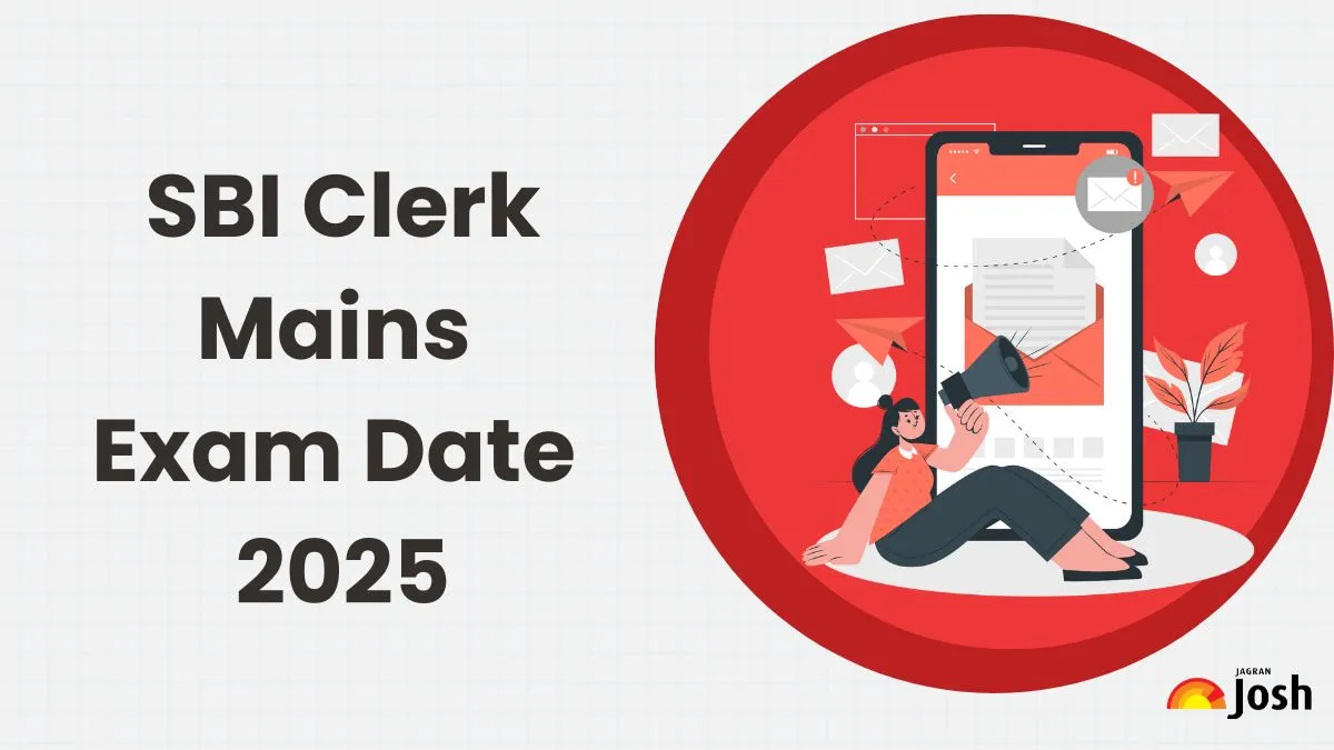 SBI Clerk Mains Exam Date 2025