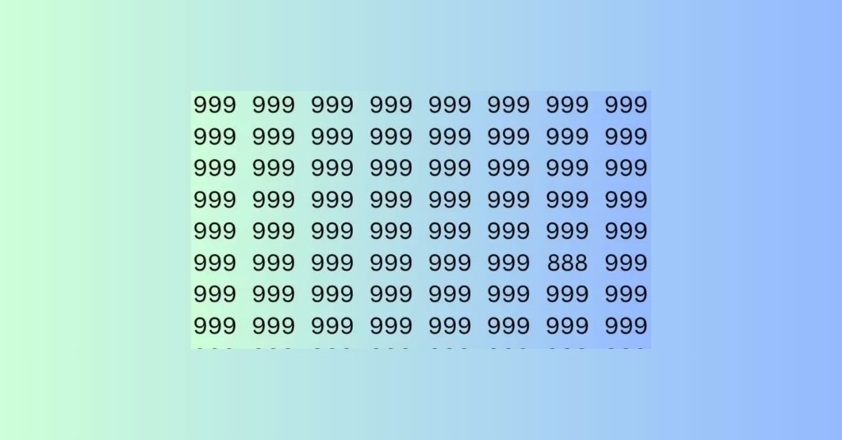 This Blue Gradient Puzzle Looks Simple, But Only Those with High IQ and Mathematician Precision Can Find the Odd Number
