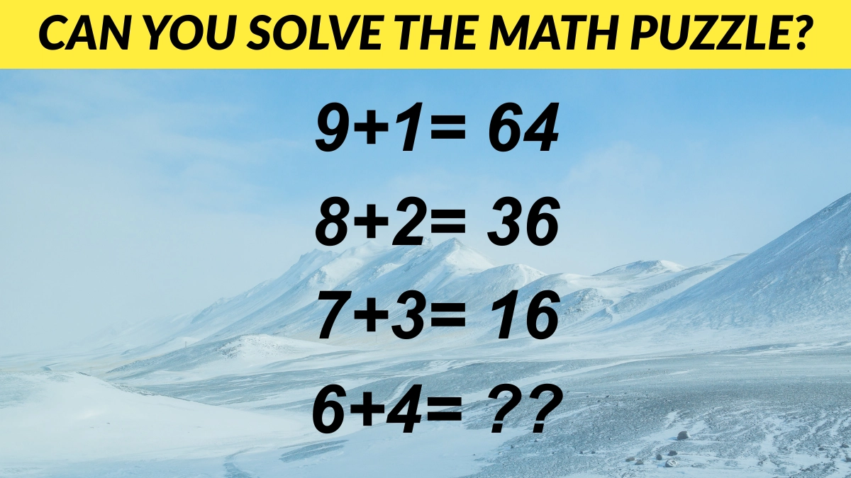 Only high-IQ geniuses can solve this mind-bending math puzzle in 9 seconds!