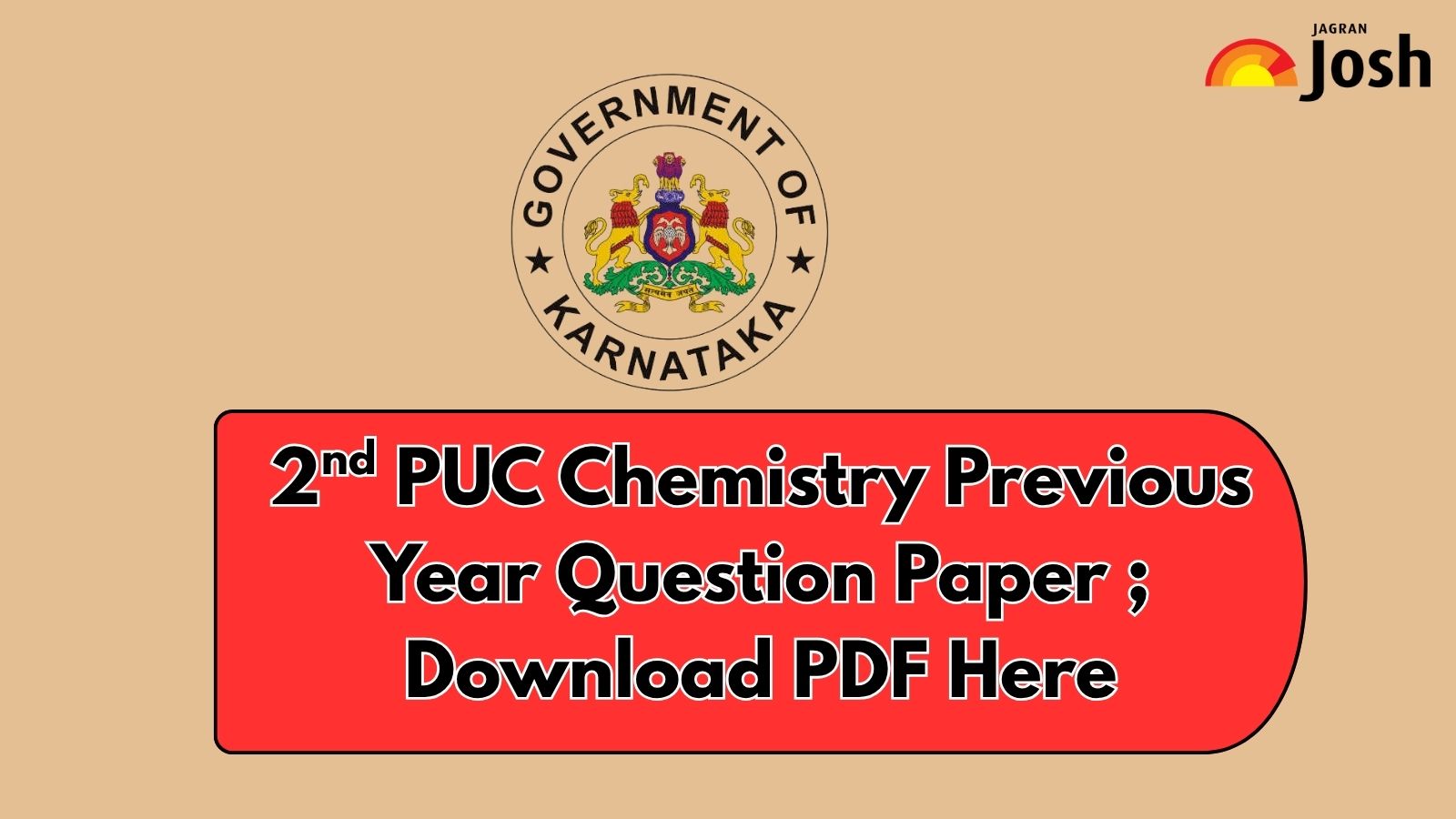 Karnataka 2nd PUC Chemistry Previous Year Question Papers: Download Free PDF Here