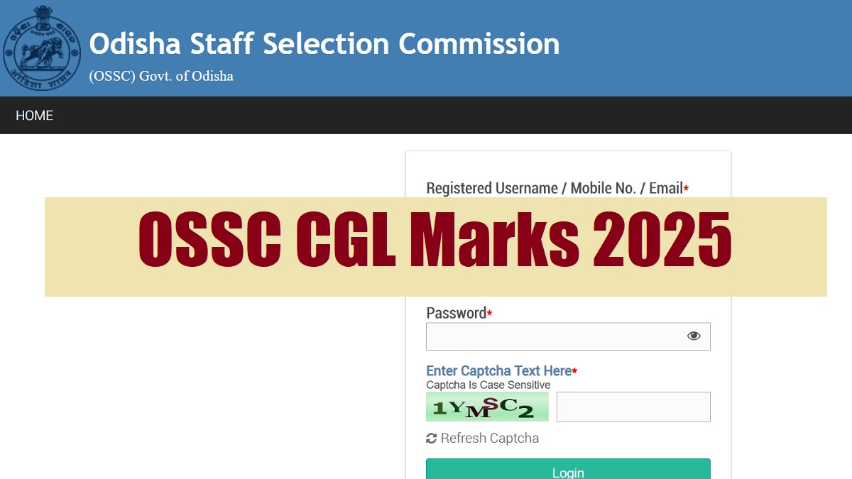 OSSC CGL Final Marks 2025 Released at ossc.gov.in, Check Group-B & Group-C Marks PDF - Link Here