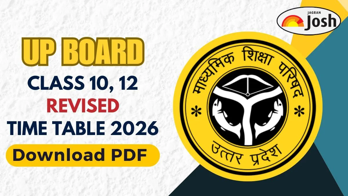 UP Board Date Sheet 2026 (REVISED): Download UPMSP 10th and 12th Updated Exam Time Table PDF