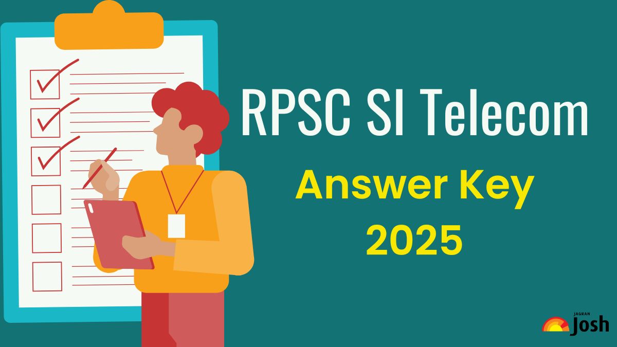 RPSC SI Telecom Answer Key 2025 Released at rpsc.rajasthan.gov.in, Raise Objection Till Nov 16 -  Link Here
