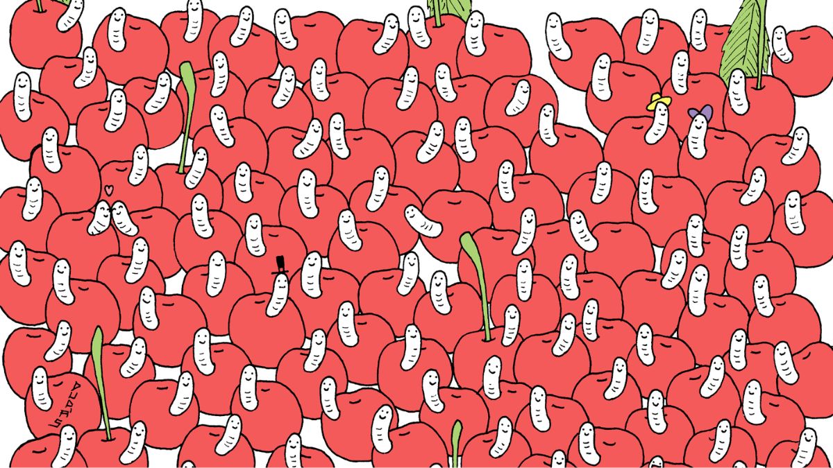 Only 1% With Eagle Eyes Can Spot Which Cherry Has No Worm In It In 30 Seconds!