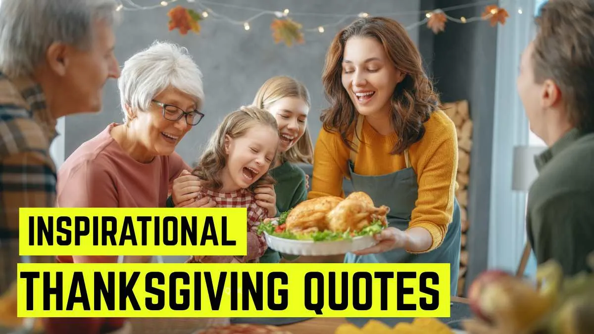 Inspirational Thanksgiving Quotes