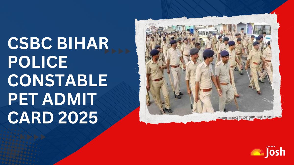 CSBC Bihar Police Constable PET Admit Card 2025: बिहार पुलिस कांस्टेबल फिजिकल परीक्षा का शेड्यूल जारी, जानें कब से डाउनलोड करें एडमिट कार्ड
