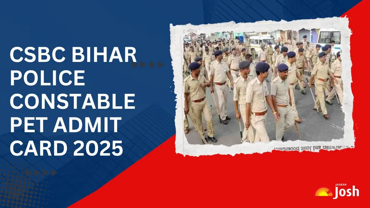 SBC Bihar Police Constable PET Admit Card 2025: बिहार पुलिस कांस्टेबल फिजिकल परीक्षा के एडमिट कार्ड जारी होने की तारीखों का ऐलान हो चुका है