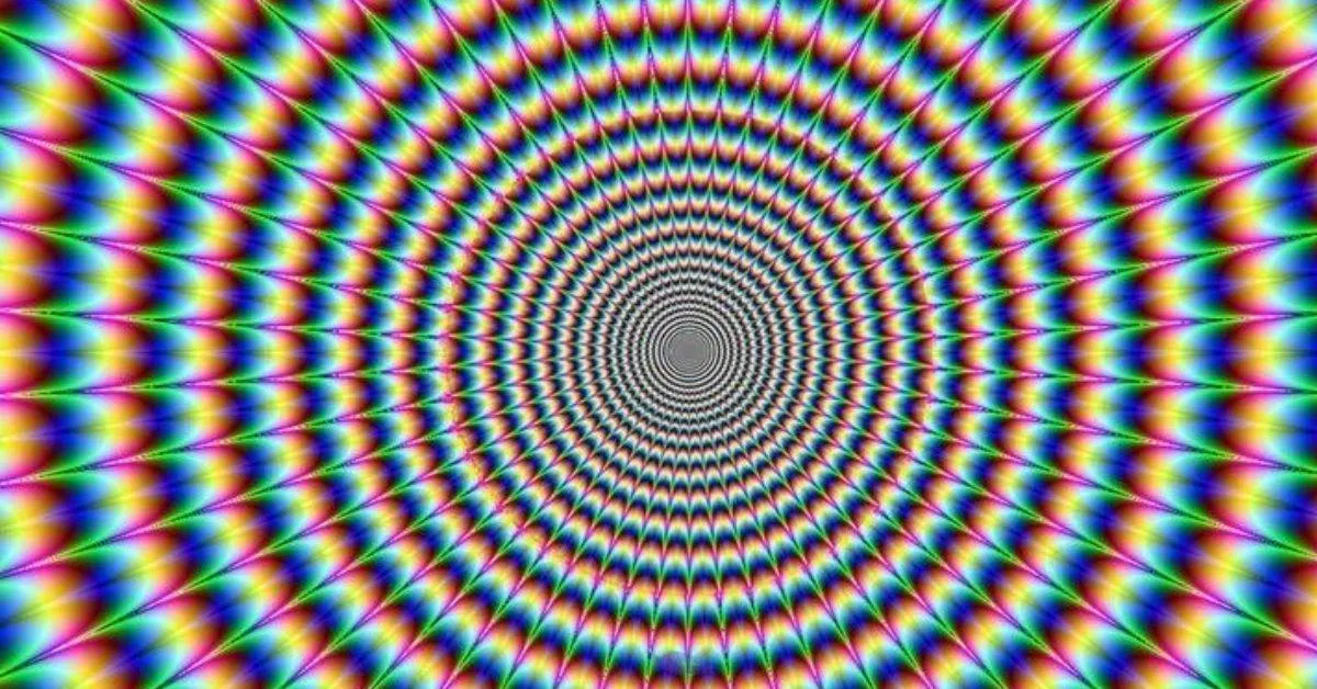 Can You Find What is Hidden in this Rainbow Spiral Pattern?