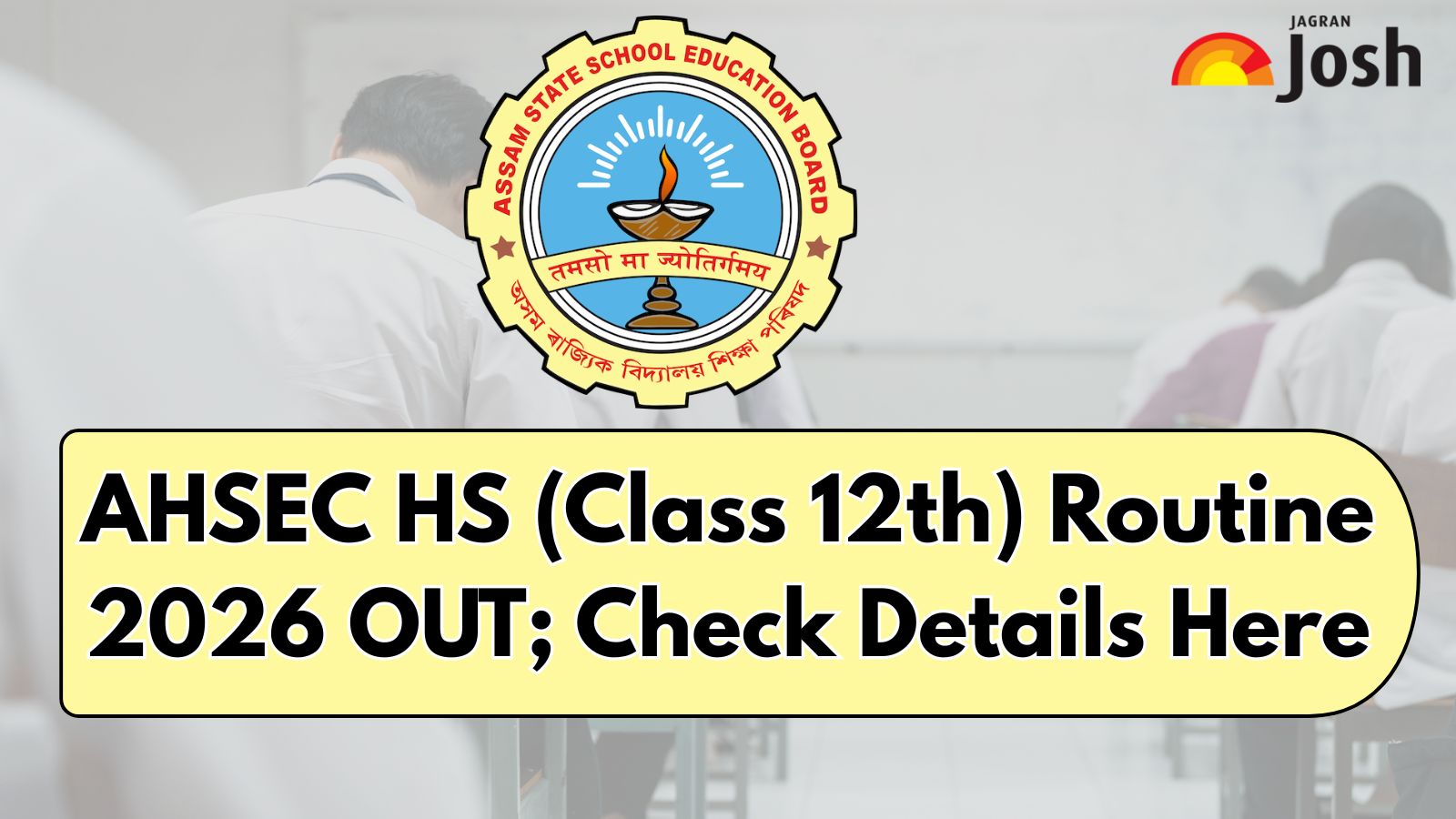 AHSEC HS Routine 2026: Download Assam Board Class 12th Exam Datesheet PDF