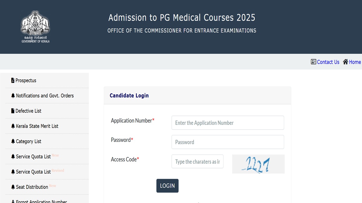 Kerala NEET PG Counselling 2025 Round 1 Choice Filling Window Extended, Apply at cee.kerala.gov.in