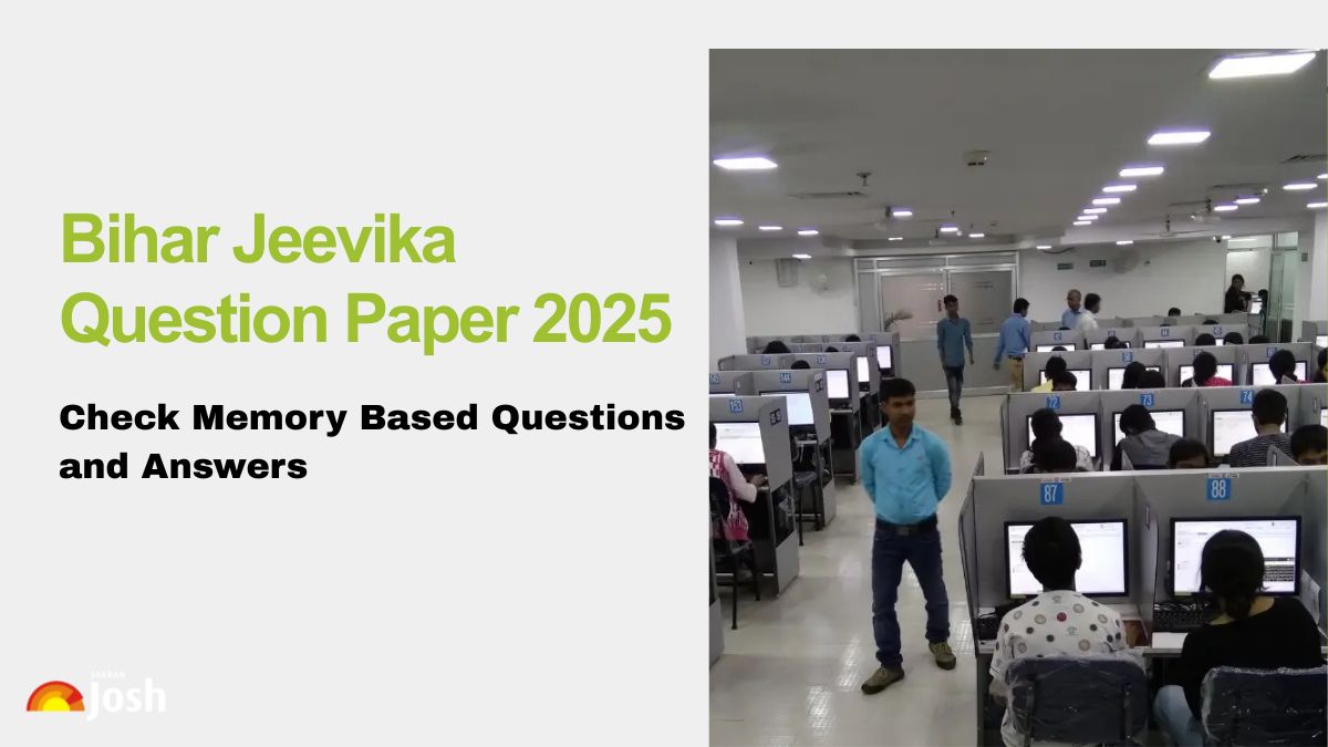 Bihar Jeevika Question Paper 2025 OUT: Download Post-Wise Memory-Based PDFs Here
