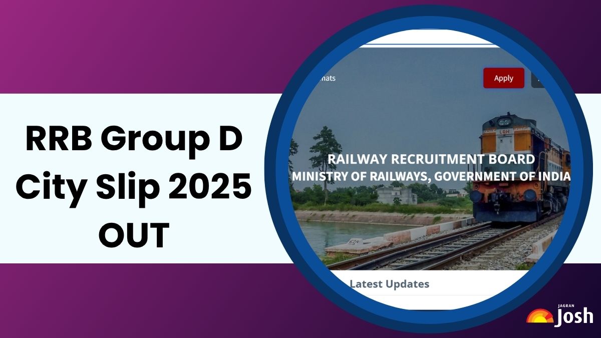 RRB Group D City Slip 2025 OUT: रेलवे ग्रुप डी परीक्षा की सिटी स्लिप जारी, ये रहा डाउनलोड लिंक