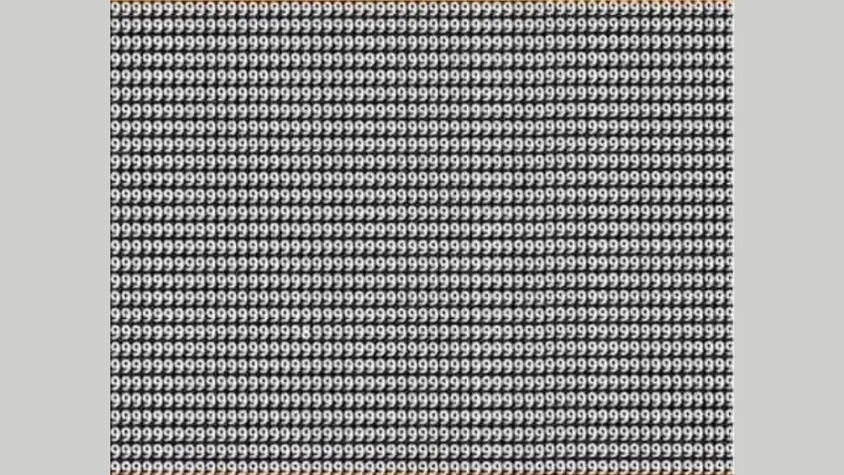 Find The Number “8” Among The “9” Sequence Series