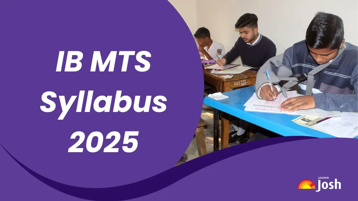 IB MTS Syllabus 2025: आईबी मल्टीटास्किंग स्टाफ परीक्षा लेटेस्ट पाठ्यक्रम जारी, यहाँ से डाउनलोड करें पीडीएफ