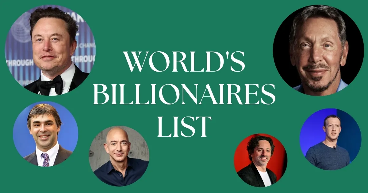 Top 10 Billionaires in the World 2025 as per Bloomberg List
