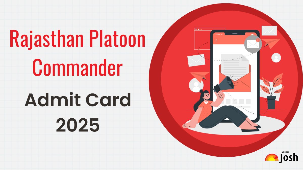 Rajasthan Platoon Commander Admit Card 2025 OUT, Download Hall Ticket at recruitment.rajasthan.gov.in