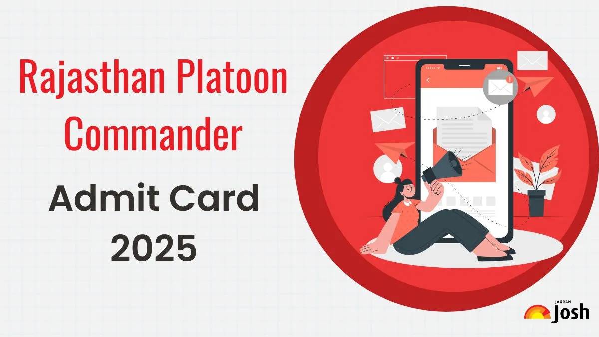 Rajasthan Platoon Commander Admit Card 2025