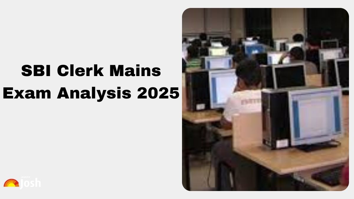 SBI Clerk Mains Exam Analysis 2025 (November 21) OUT: Check Exam Difficulty Level, Good Attempts and More