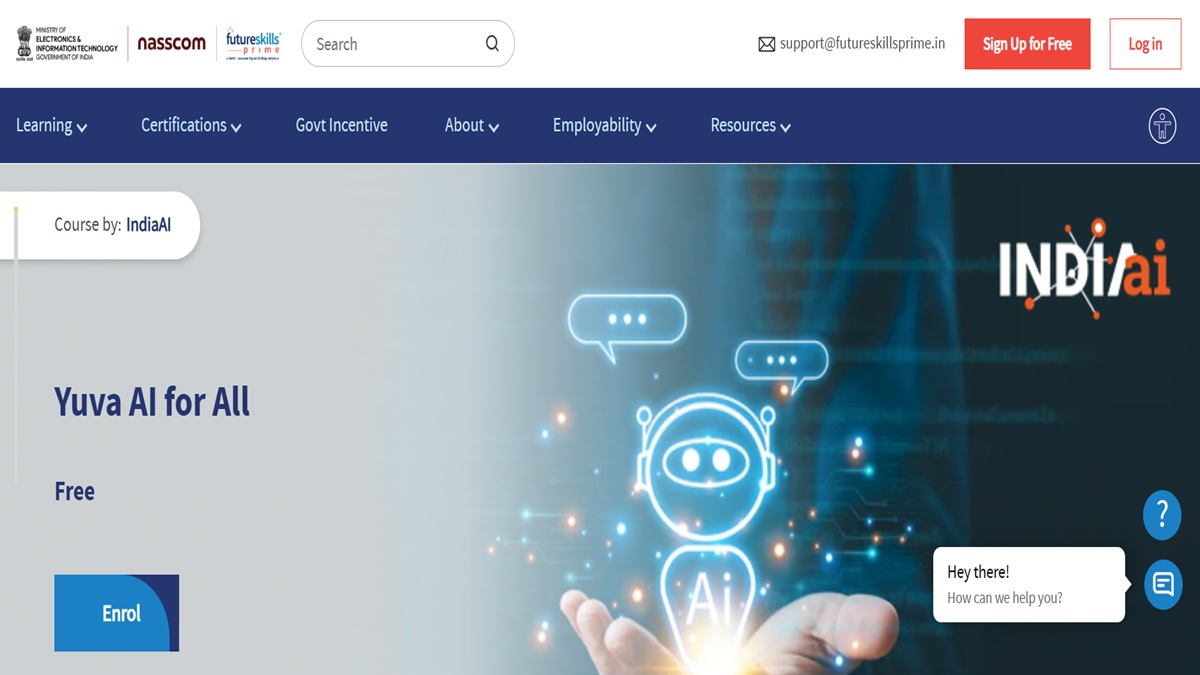 YUVA AI for ALL: Government Launches Free AI Course for Citizens, Check Details Here
