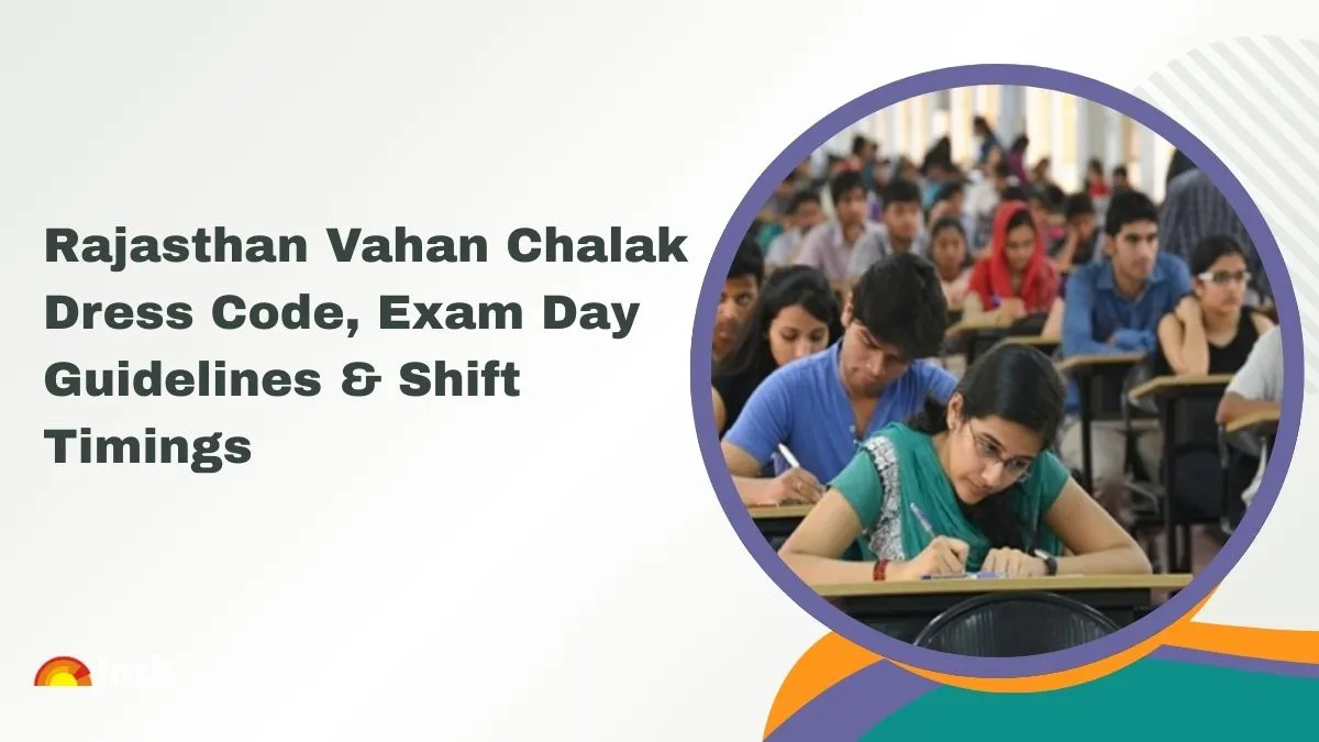 Rajasthan Vahan Chalak Exam Day Guidelines