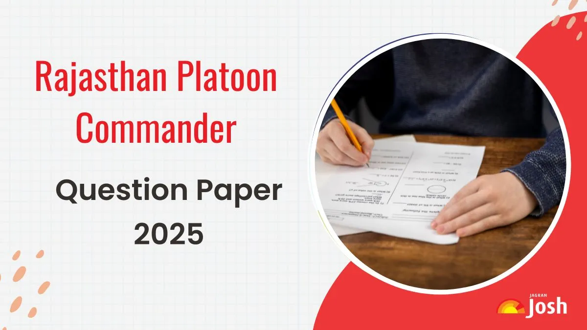 Rajasthan Platoon Commander Question Paper 2025