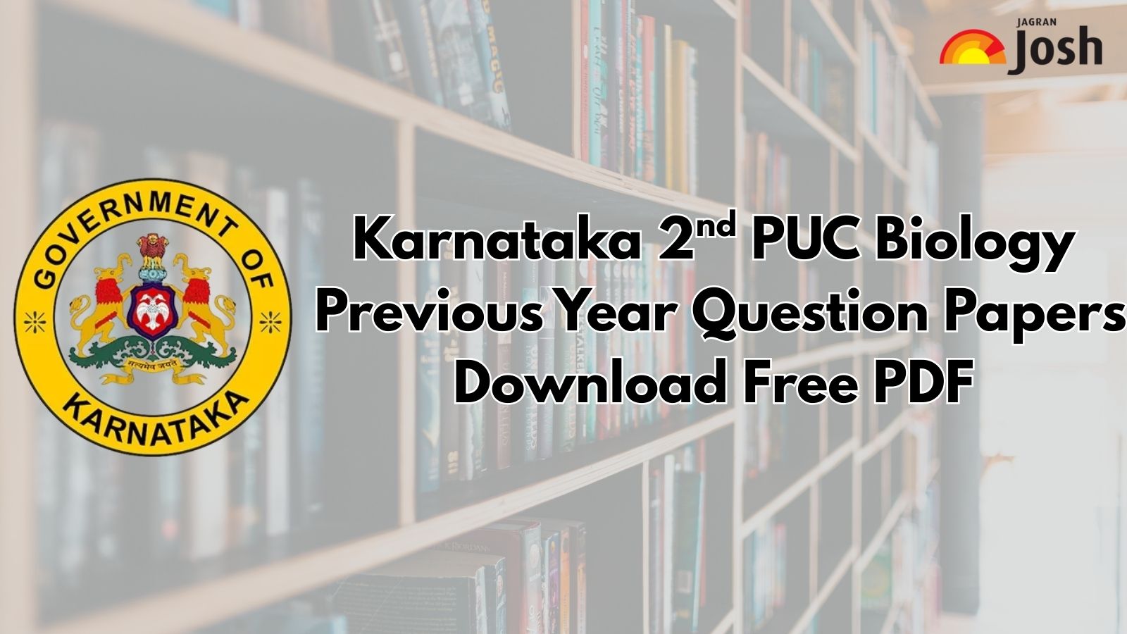 Karnataka 2nd PUC Biology Previous Year Question Papers: Download Free PDF Here