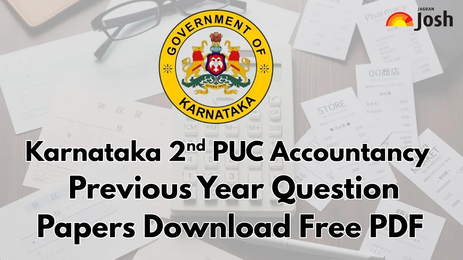 Karnataka 2nd PUC Accountancy Previous Year Question Papers