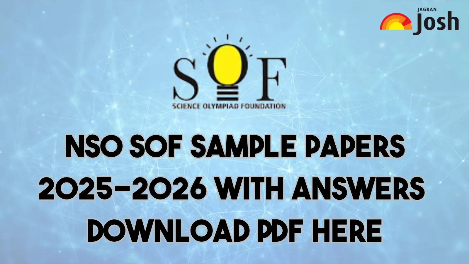 NSO SOF Sample Paper 2025-26 with Answers