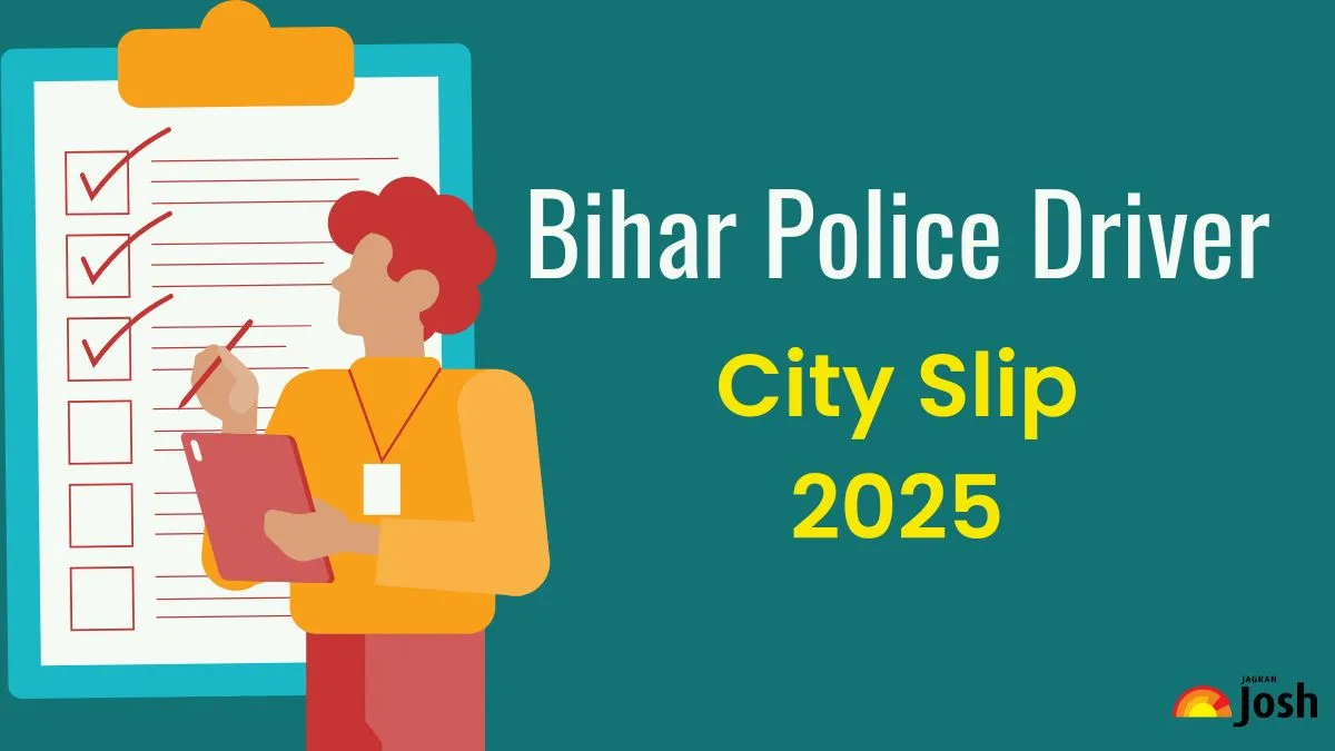 Bihar Police Driver City Slip 2025