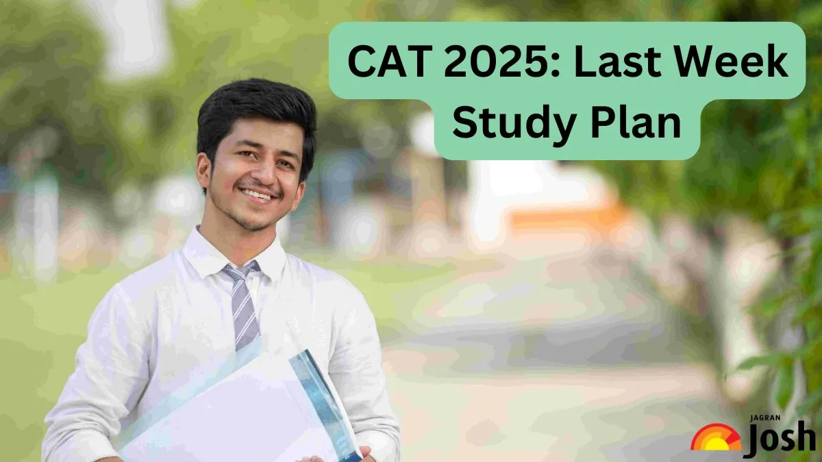 Last Week Study Plan for CAT 2025
