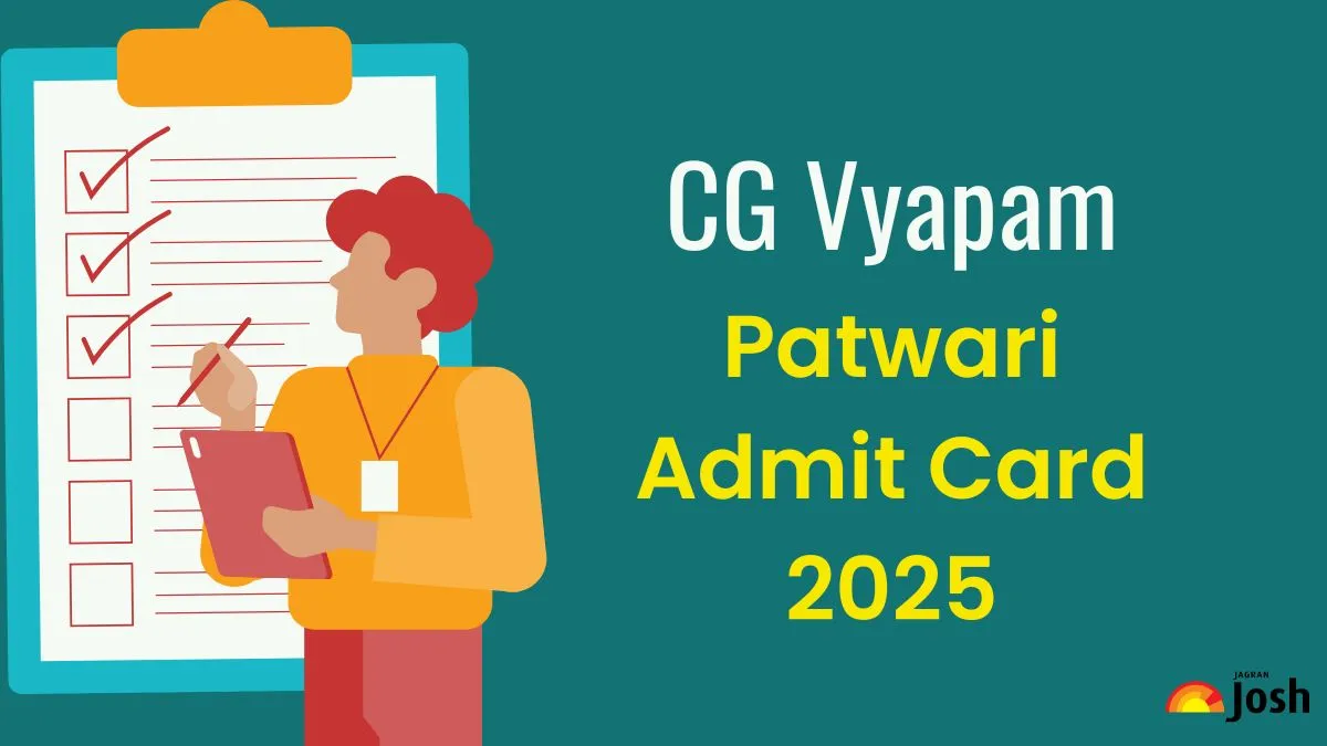 CG Vyapam Patwari Admit Card 2025