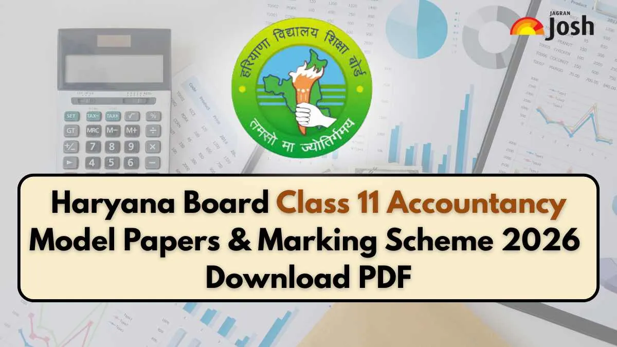 Haryana Board HBSE Class 11 Accountancy Model Paper with Marking Scheme 2026: Download PDF