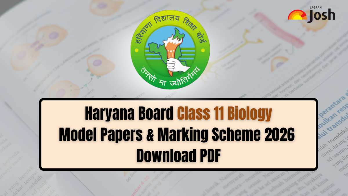Haryana Board HBSE Class 11 Biology Model Paper & Marking Scheme 2026: Download PDF
