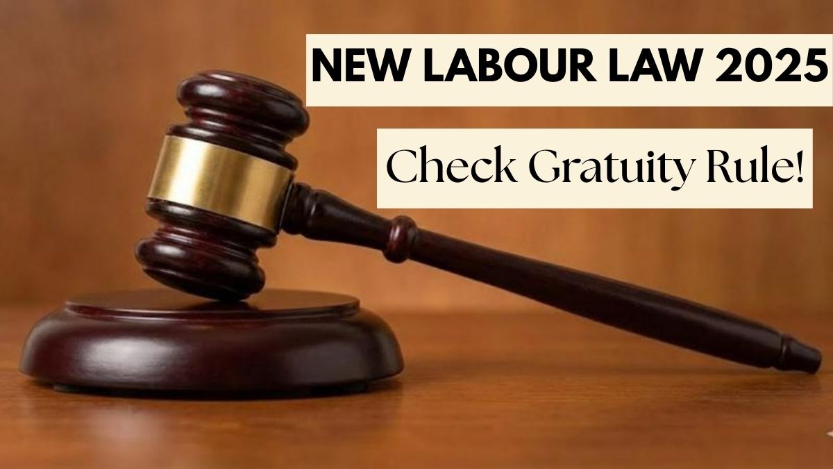 New Labour Law Gratuity Rules: Check 1-Year Eligibility, Implementation and Employee Benefits
