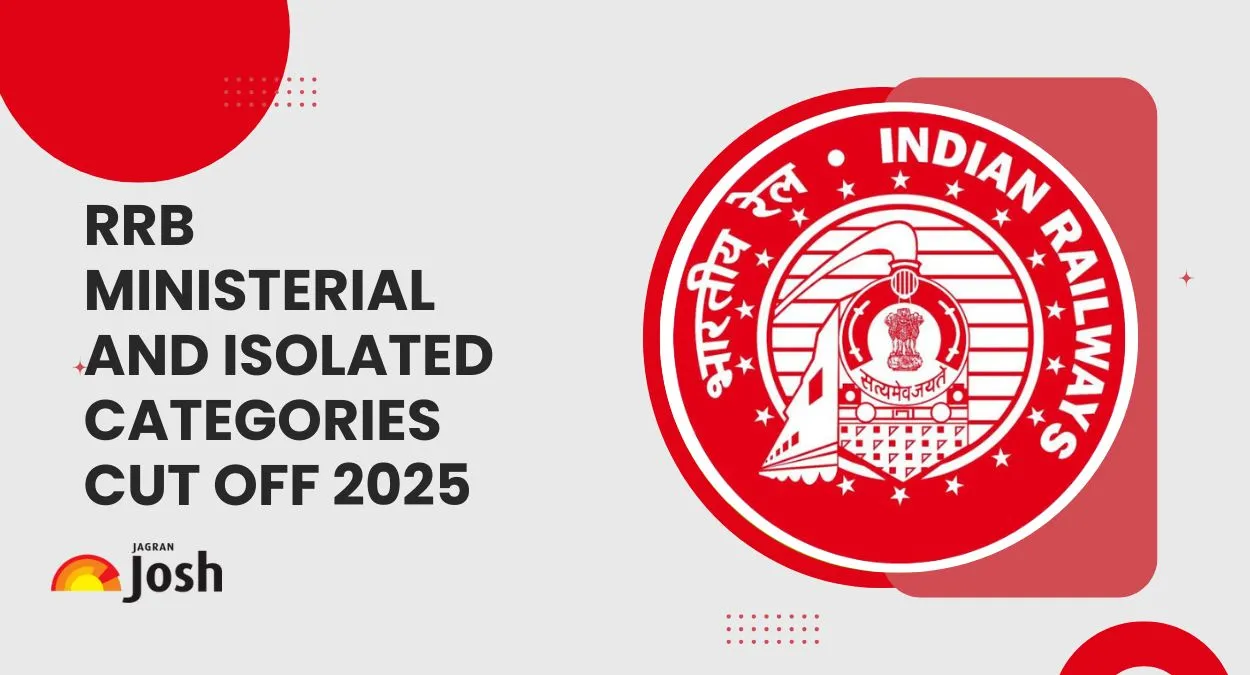 RRB Ministerial and Isolated Categories Cut Off 2025