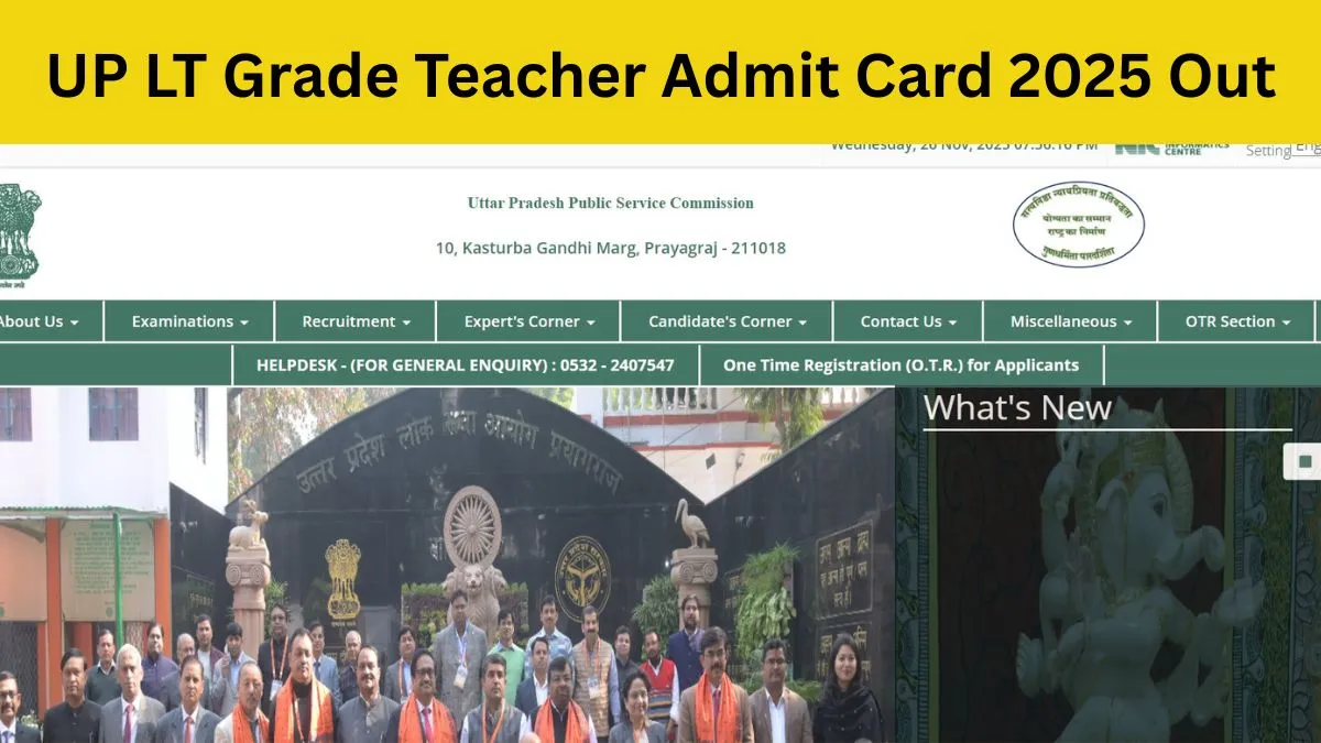 UPPSC LT Grade Teacher Admit Card