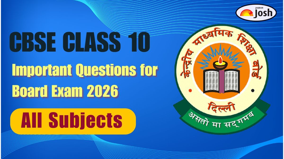 CBSE Class 10 Important Questions and Answers for Board Exam 2026 (PDF Download)