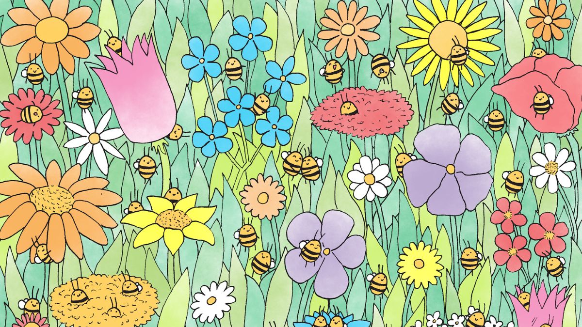 Prove You Are The Einstein of Puzzles! Can You Count All 52 Bees In Just 25 Seconds?