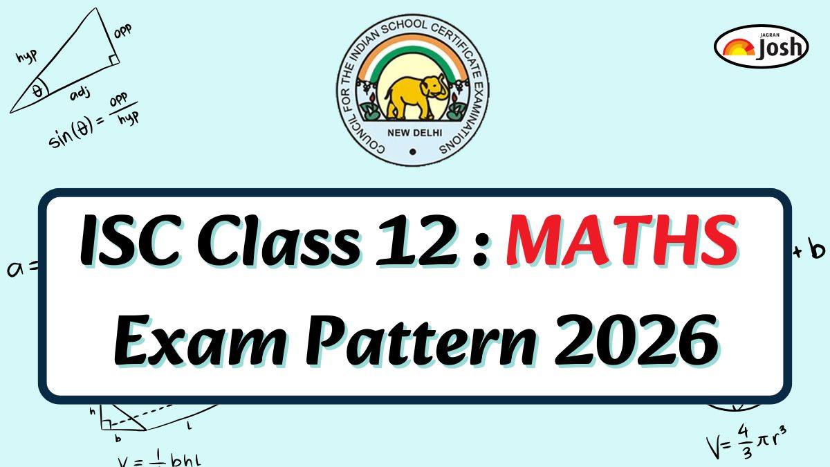 ISC Class 12 Maths Exam Pattern 2025-26: Paper Pattern, Marking Scheme, and Topic-wise Weightage