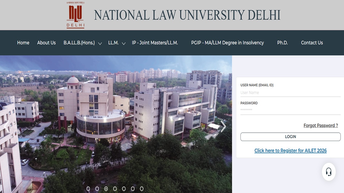 AILET 2026 Admit Card Released, Download Hall Ticket at nationallawuniversitydelhi.in