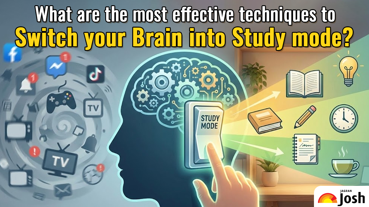 What are the most effective techniques to switch your brain into study mode?