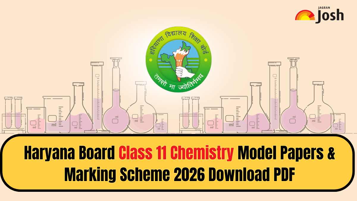 Haryana Board HBSE Class 11 Chemistry Model Paper with Marking Scheme 2026: Download PDF