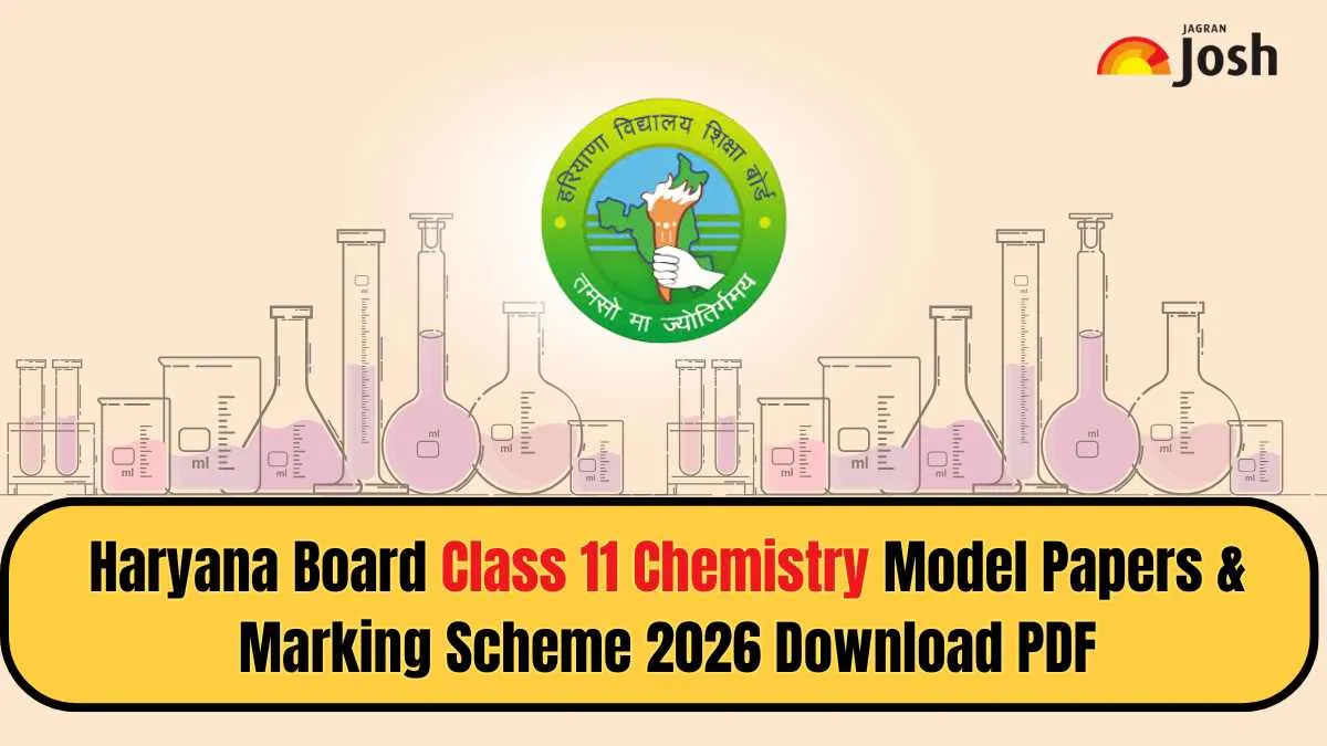 Haryana Board HBSE Class 11 Chemistry Model Paper with Marking Scheme 2026: Download PDF