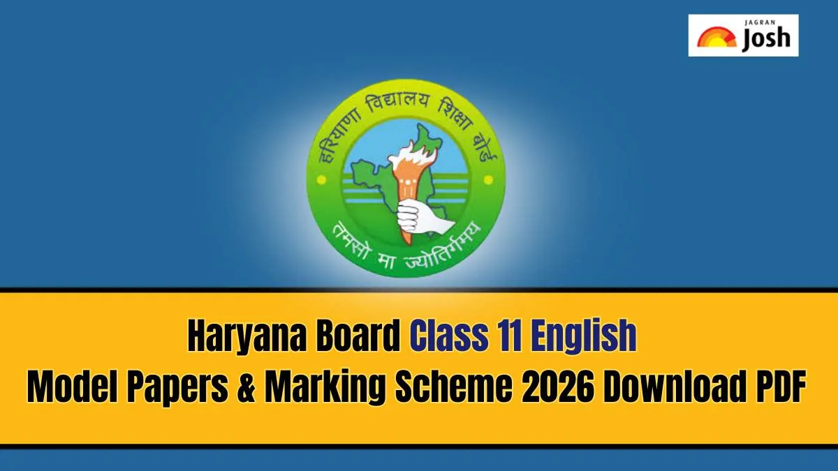 Haryana Board HBSE Class 11 English Core Model Paper with Marking Scheme 2026: Download PDF