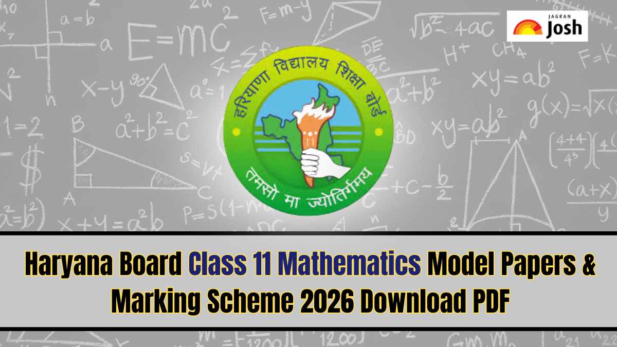 Haryana Board HBSE Class 11 Mathematics Model Paper with Marking Scheme 2026: Download PDF