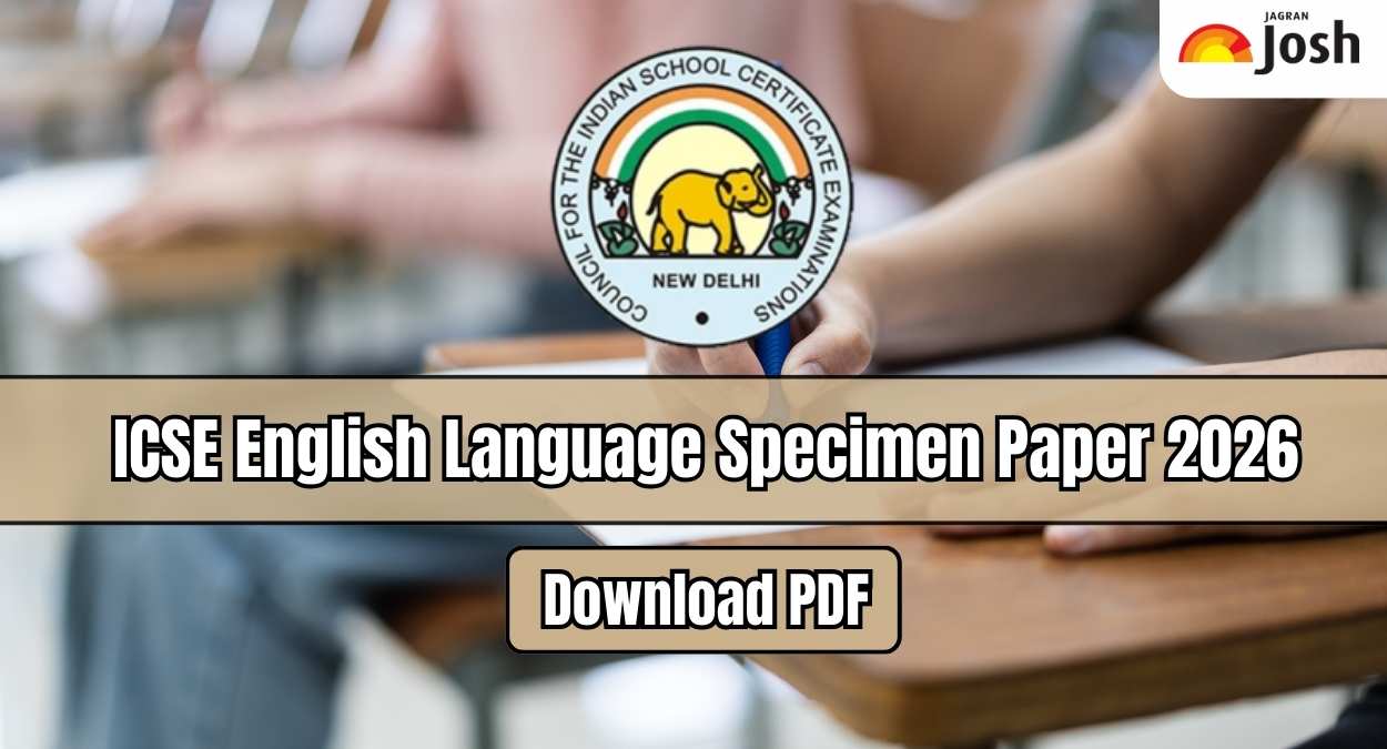 ICSE English Language Specimen Paper 2026 Class 10: CISCE English Language Sample Paper, Download PDF