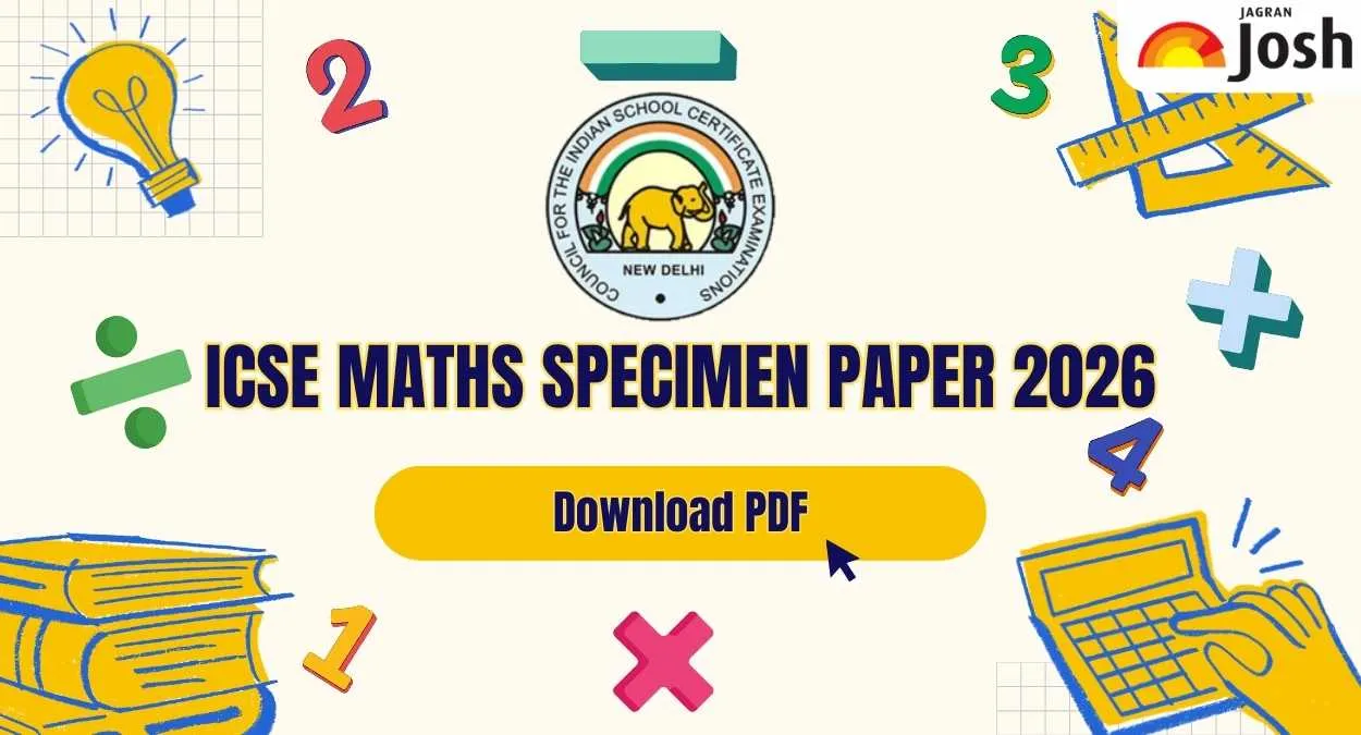 Download Maths Specimen Paper for Class 10 ICSE Board Exam