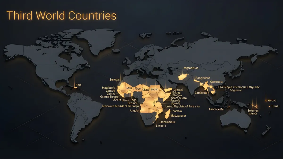 Third World Countries List 2025