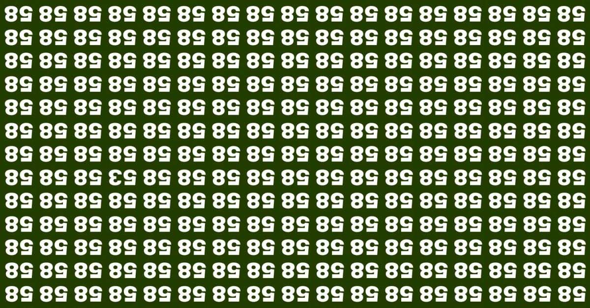 Only True Superman Eyes Can Detect the Hidden 53 Hiding Inside These Cleverly Inverted 58s